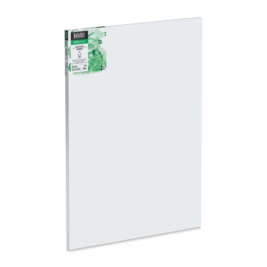Liquitex; Liquitex Recycled Stretched Canvas - 36" x 48", 1-3/8" Deep Edge Profile; Category:Stretched Canvas; Image:1